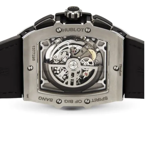 Hublot Spirit Of Big Bang Men Automatic Skeleton Leather Watch 601.NM.0173.LR - Image 4