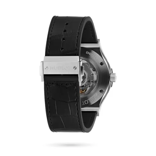 Hublot Classic Fusion Men Automatic Skeleton Leather Watch 517.NX.0170.LR - Image 3