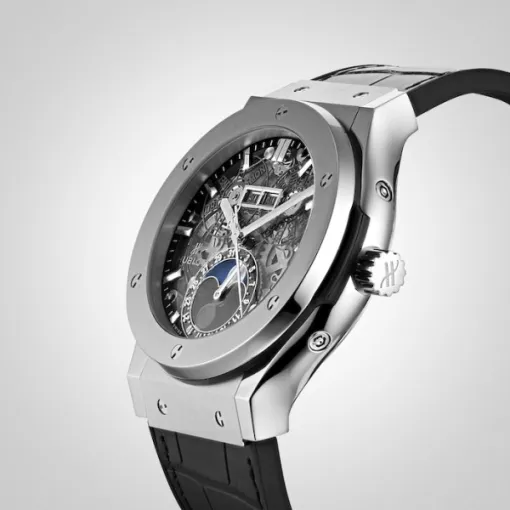 Hublot Classic Fusion Men Automatic Skeleton Leather Watch 517.NX.0170.LR - Image 6
