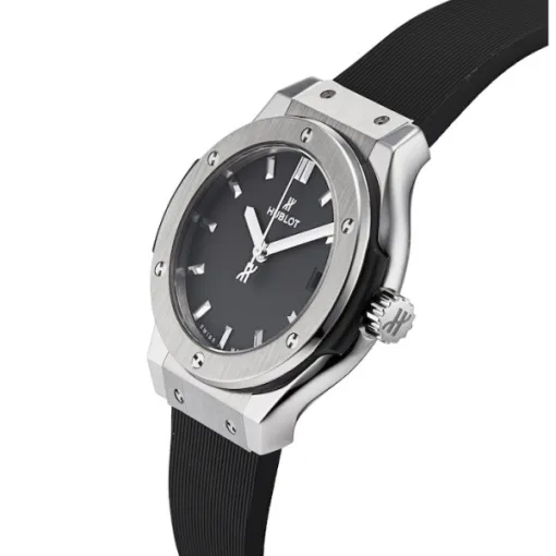 Hublot Classic Fusion Women Quartz Black Rubber Watch 581.NX.1171.RX - Image 4
