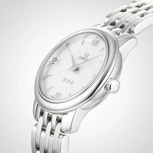 Omega De Ville Women Quartz Mother of Pearl Stainless Steel Watch O42410246005001 - Image 5