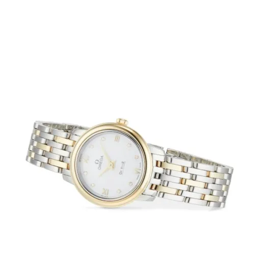 Omega De Ville Women Quartz Mother of Pearl 18ct Yellow Gold Watch O42420246055001 - Image 2