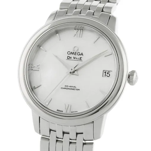 Omega De Ville Women Automatic Mother of Pearl Stainless Steel Watch O42410332005001 - Image 3