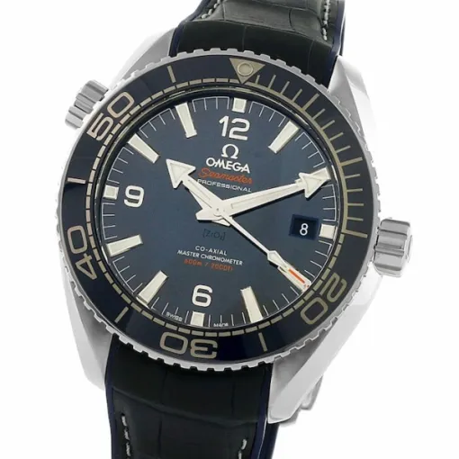 Omega Planet Ocean Men Automatic Blue Leather Watch O21533442103001 - Image 3