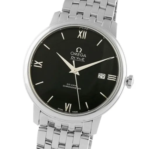 Omega De Ville Men Automatic Black Stainless Steel Watch O42410402001001 - Image 2