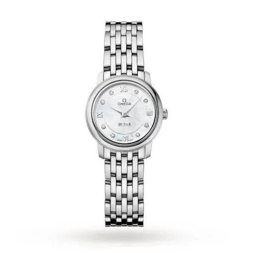 Omega De Ville Women Quartz Silver Stainless Steel Watch O42410246055001