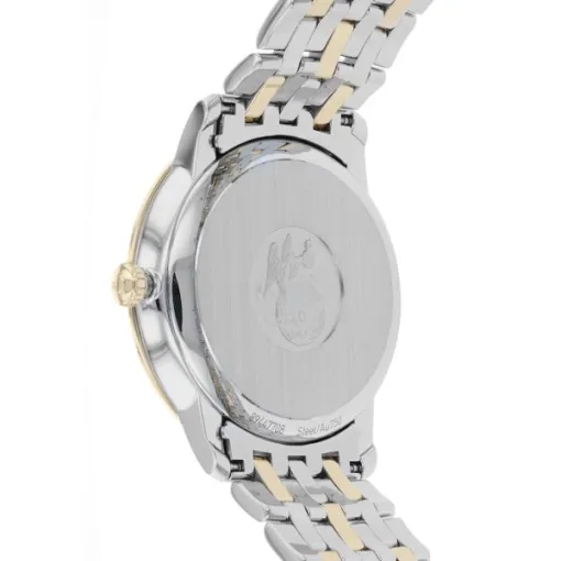 Omega De Ville Men Automatic Mother of Pearl Stainless Steel & 18ct Yellow Gold Watch O42420402002001 - Image 4