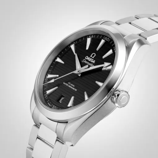 Omega Seamaster Aqua Terra Men Automatic Black Stainless Steel Watch O22010412101001 - Image 4