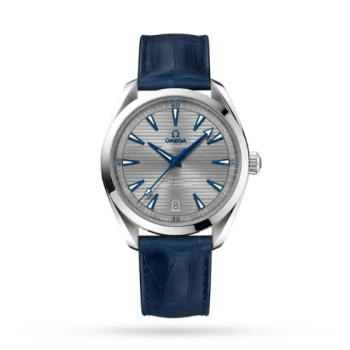 Omega Aquaterra Men Automatic Grey Leather Watch O22013412106001