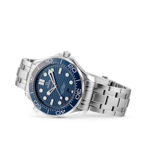 Omega Seamaster Men Automatic Blue Stainless Steel Watch O21030422003001 - Image 3