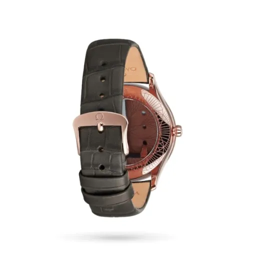 Omega De Ville Women Quartz Silver Leather Watch O42858366002001 - Image 3