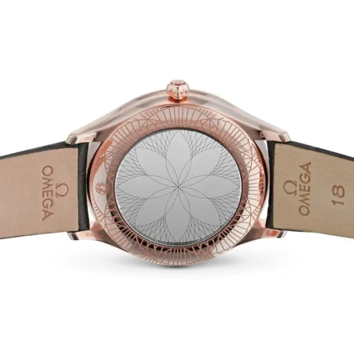 Omega De Ville Women Quartz Silver Leather Watch O42858366002001 - Image 4