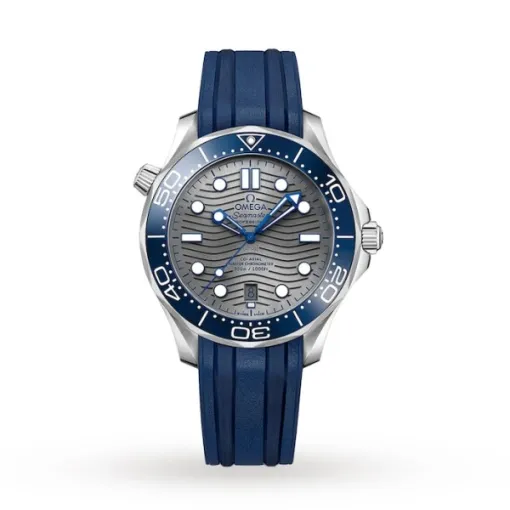 Omega Seamaster Men Automatic Grey Rubber Watch O21032422006001