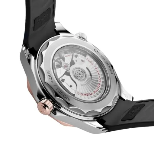 Omega Seamaster Men Automatic Black Rubber Watch O21022422001002 - Image 4