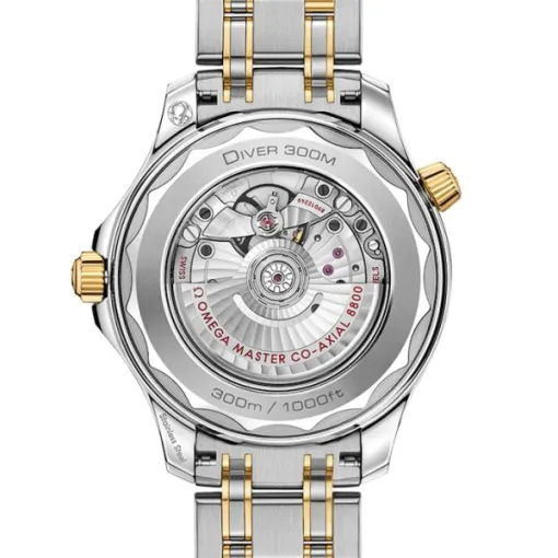 Omega Seamaster Men Automatic Blue Stainless Steel Watch O21020422003001 - Image 2