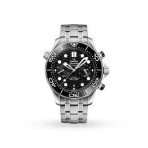 Omega Seamaster Men Automatic Black Stainless Steel Watch O21030445101001