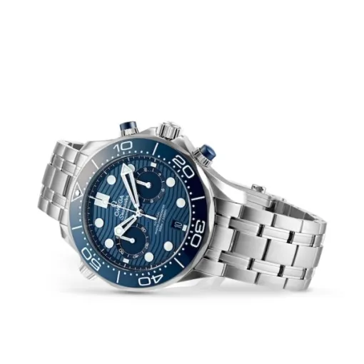 Omega Seamaster Men Automatic Blue Stainless Steel Watch O21030445103001 - Image 2