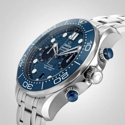 Omega Seamaster Men Automatic Blue Stainless Steel Watch O21030445103001 - Image 6