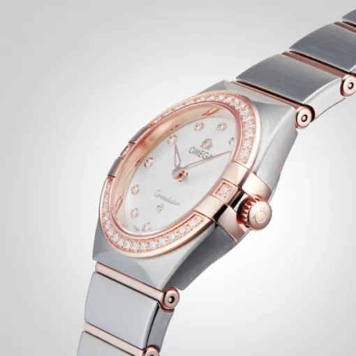 Omega Constellation Women Quartz Mother of Pearl Stainless Steel Watch O13125256055001 - Image 5