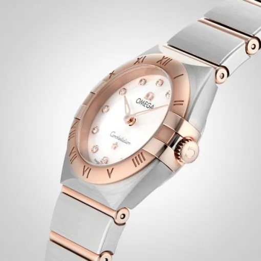 Omega Constellation Women Quartz Mother of Pearl Stainless Steel Watch O13120256055001 - Image 6
