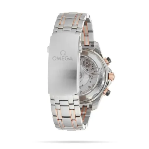 Omega Seamaster Men Automatic Black Stainless Steel & 18ct Yellow Gold Watch O21020445101001 - Image 3