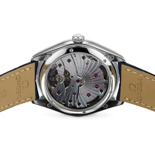 Omega De Ville Men Automatic Blue Leather Watch O43513402103001 - Image 4