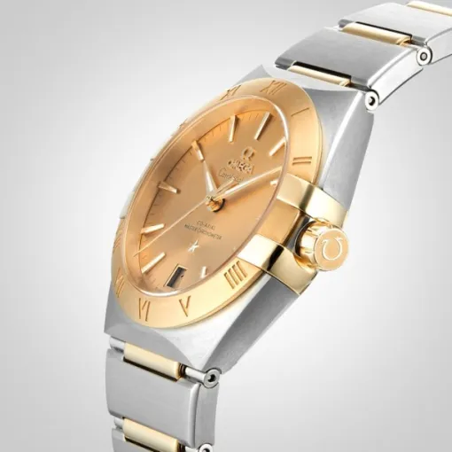 Omega Constellation Men Automatic Yellow Stainless Steel & 18ct Gold Watch O13120362008001 - Image 5
