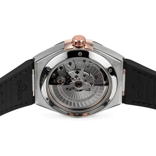 Omega Constellation Men Automatic Grey Leather Watch O13123412106001 - Image 4