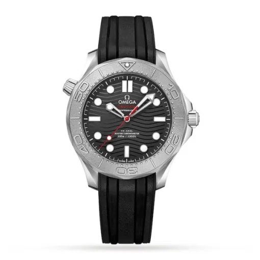 Omega Seamaster Men Automatic Black Rubber Watch O21032422001002