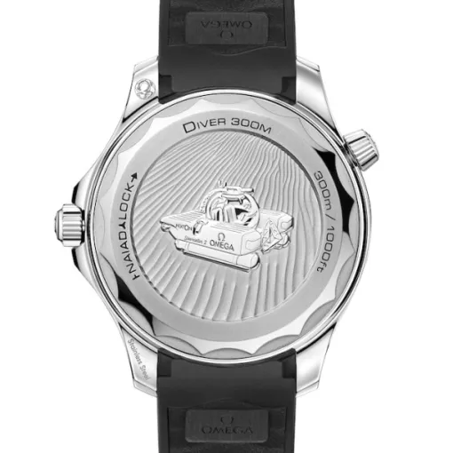 Omega Seamaster Men Automatic Black Rubber Watch O21032422001002 - Image 2