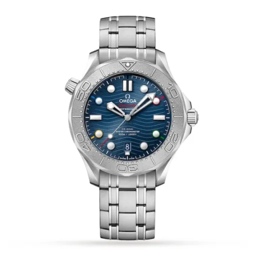 Omega Seamaster Men Automatic Blue Stainless Steel Watch O52230422003001