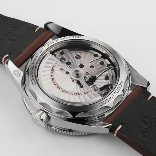Omega Seamaster Men Automatic Black Calf Watch O23432412101001 - Image 6
