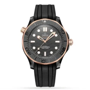 Omega Seamaster Men Automatic Black Rubber Watch O21062442001001