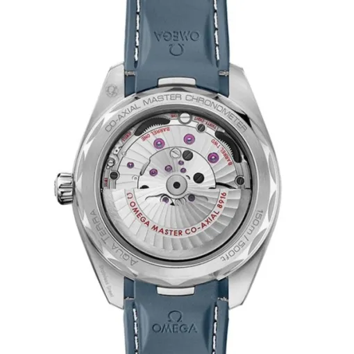 Omega Aquaterra Men Automatic Blue Rubber Watch O22012412103005 - Image 2