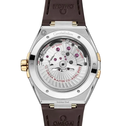 Omega Constellation Men Automatic Grey Leather Watch O13123412106002 - Image 2