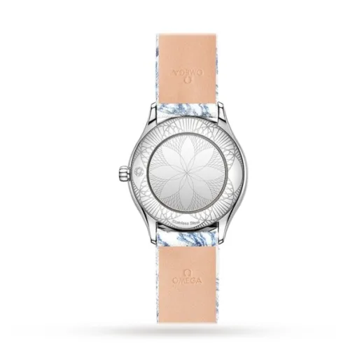 Omega De Ville Women Quartz White Fabric Watch O42817266004001 - Image 2