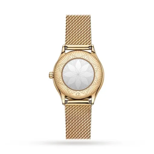 mega De Ville Women Quartz White 18ct Yellow Gold Watch O42855266004001 - Image 2