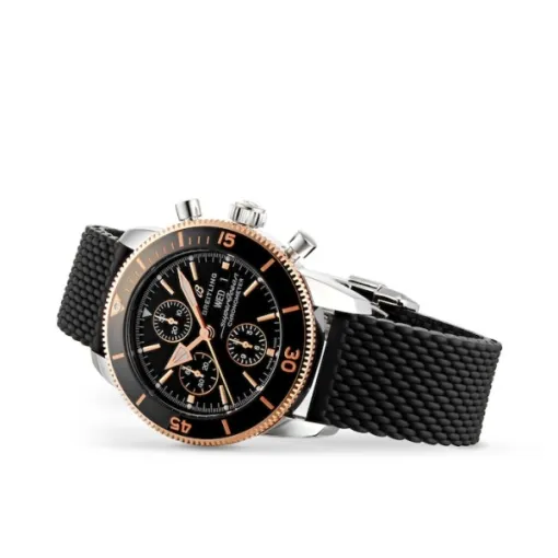 Breitling Superocean Heritage Men Automatic Black Rubber Watch U13313121B1S1 - Image 2