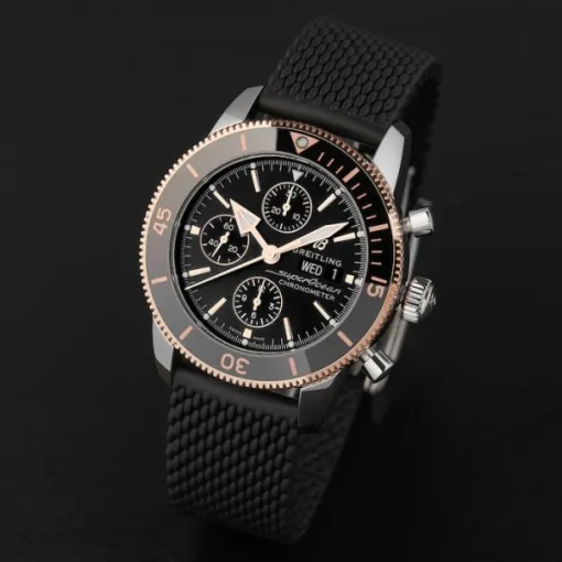 Breitling Superocean Heritage Men Automatic Black Rubber Watch U13313121B1S1 - Image 6