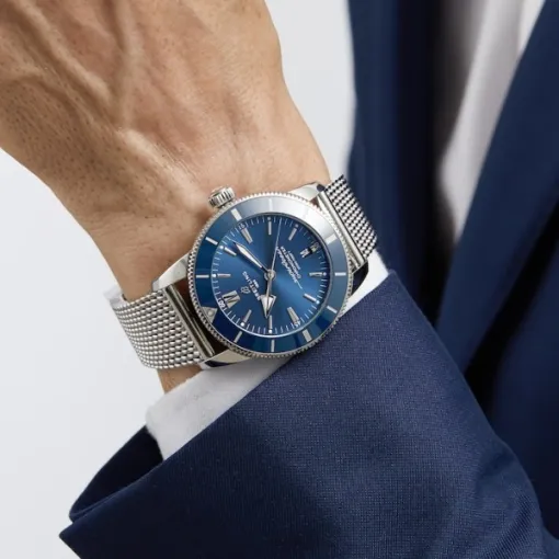Breitling Superocean Heritage Men Automatic Blue Stainless Steel Watch AB2030161C1A1 - Image 5
