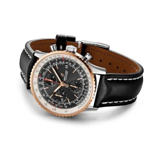 Breitling Navitimer Men Automatic Black Leather Watch U13324211B1X1 - Image 3