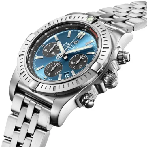 Breitling Chronomat Men Automatic Blue Stainless Steel Watch AB0115101C1A1 - Image 2