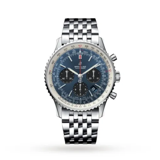 Breitling Navitimer Men Automatic Blue Stainless Steel Watch AB0121211C1A1