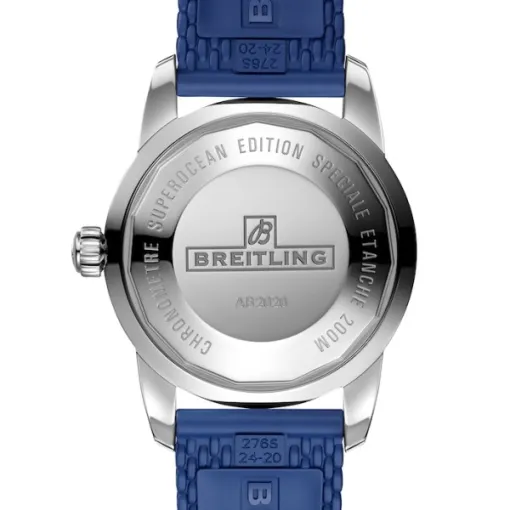 Breitling Superocean Heritage Men Automatic Blue Rubber Watch AB2020161C1S1 - Image 4