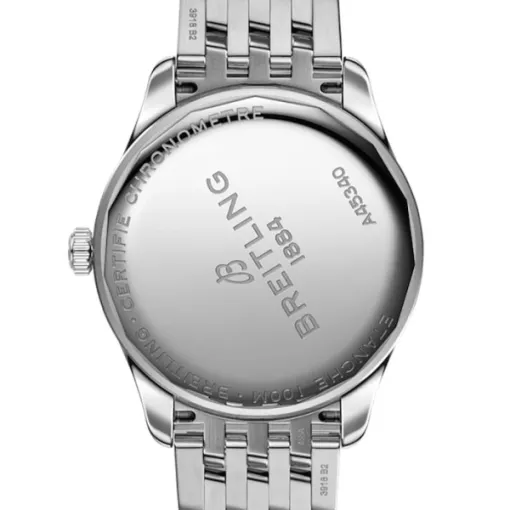 Breitling Premier Men Automatic Silver Stainless Steel Watch A45340211G1A1 - Image 4