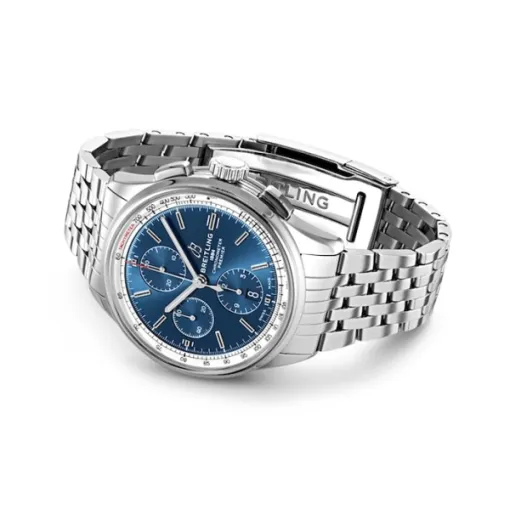 Breitling Premier Men Automatic Blue Stainless Steel Watch A13315351C1A - Image 3