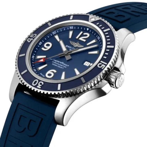 Breitling Superocean Men Automatic Blue Rubber Watch A17367D81C1S1 - Image 2