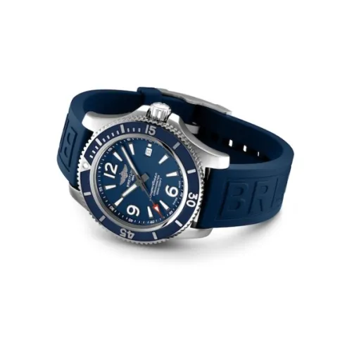 Breitling Superocean Men Automatic Blue Rubber Watch A17367D81C1S1 - Image 3