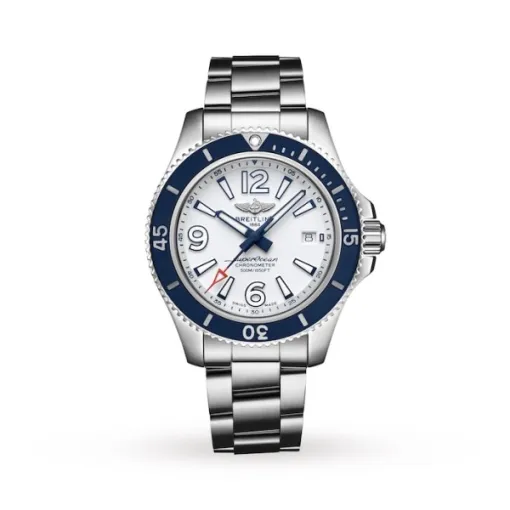 Breitling Superocean Men Automatic White Stainless Steel Watch A17366D81A1A1