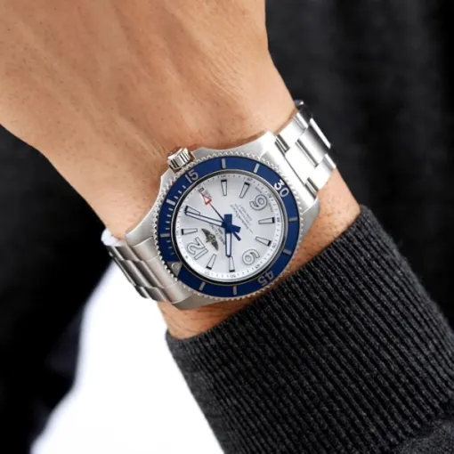 Breitling Superocean Men Automatic White Stainless Steel Watch A17366D81A1A1 - Image 5
